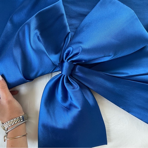 Sachin & Babi One Shoulder Bow Gown - Picture 6 of 8